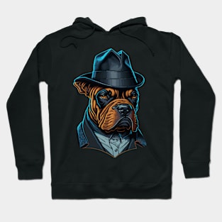 Cool boss dog art design Hoodie